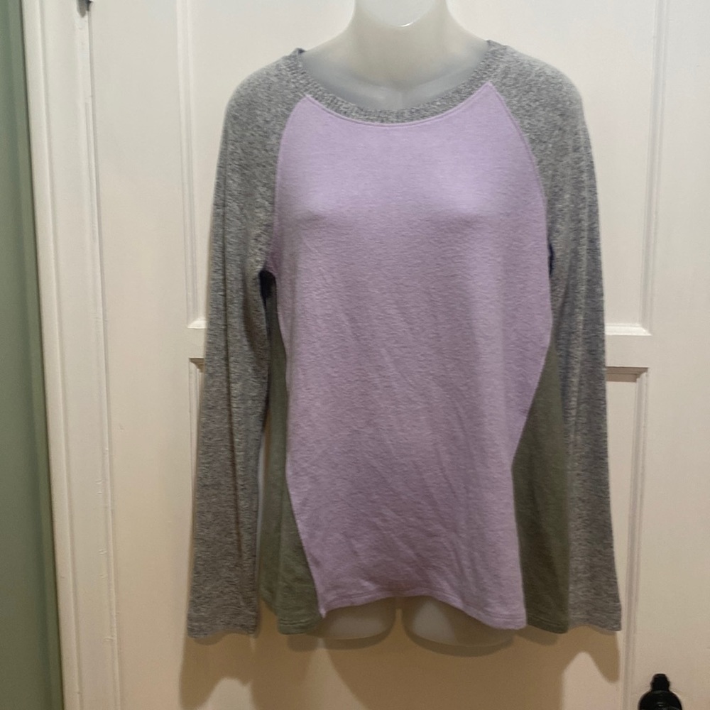 Saturday Sunday color block long sleeve pullover sweater x small